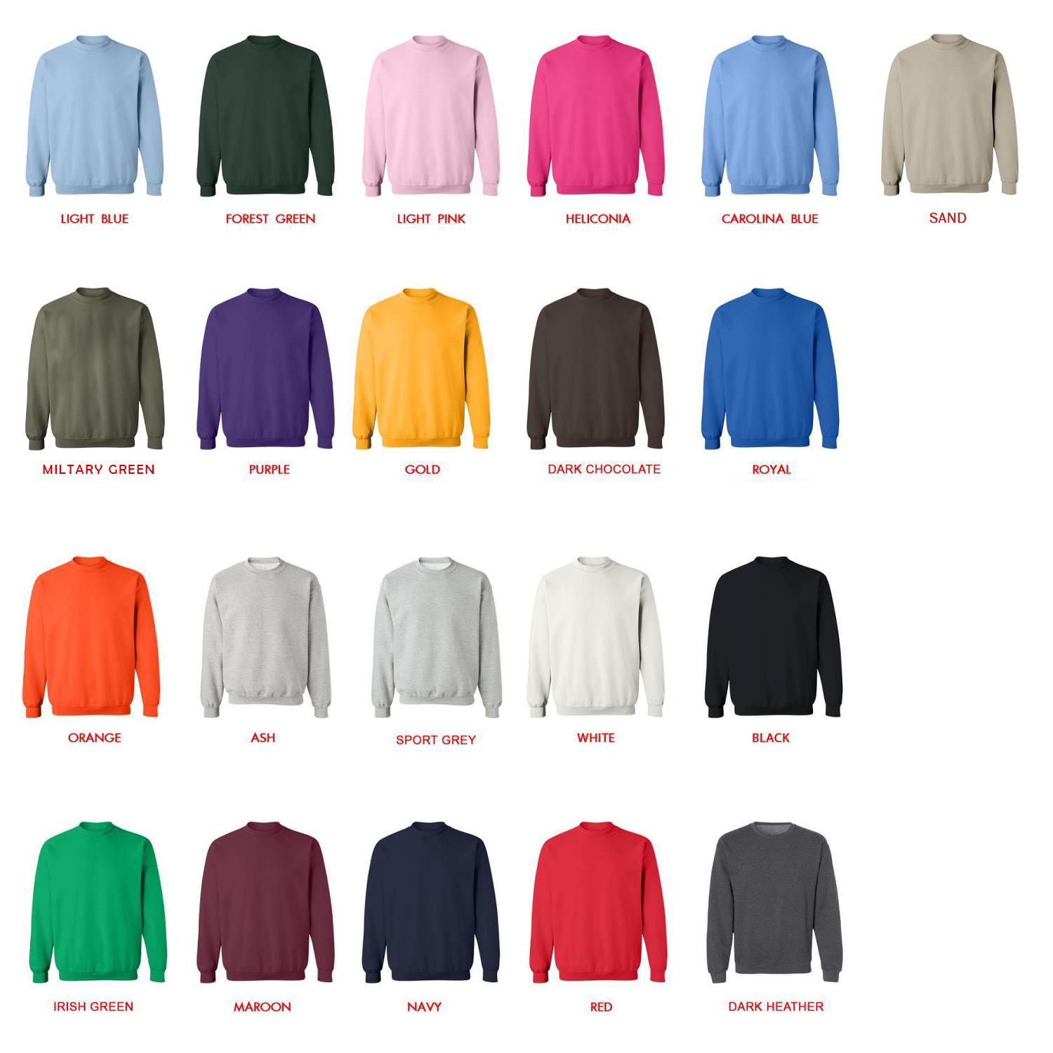 sweatshirt color chart - Conan Gray Merch