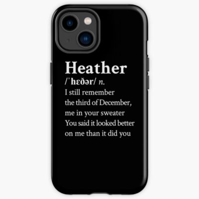 Heather By Conan Gray Black Iphone Case
