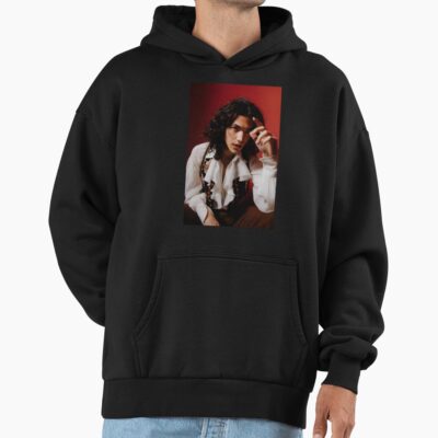 Conan Gray Vintage Romantic Portrait In Red Glow Hoodie