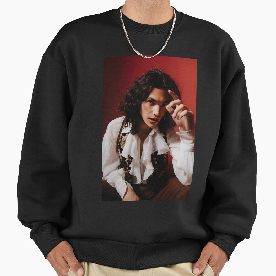 Conan Gray Vintage Romantic Portrait In Red Glow Sweatshirt
