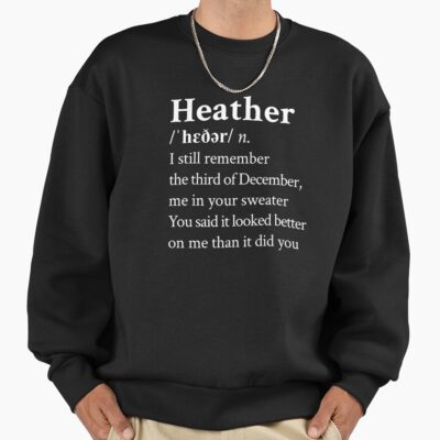 Lyrics Heather By Conan Gray Sweatshirt