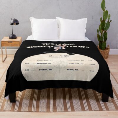Conan Gray Wishbone World Tour 2026 Throw Blanket