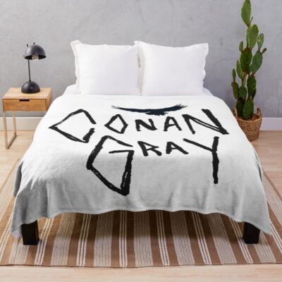 Conan Gray Logo Bassic Design Throw Blanket