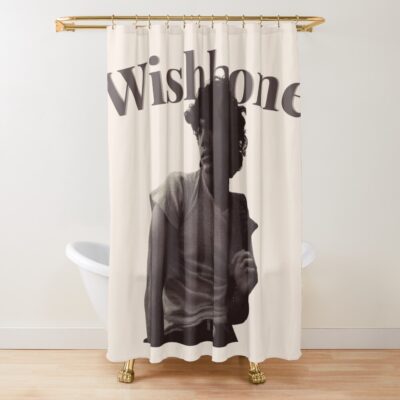 New Design Wishbone Vintage Shower Curtain
