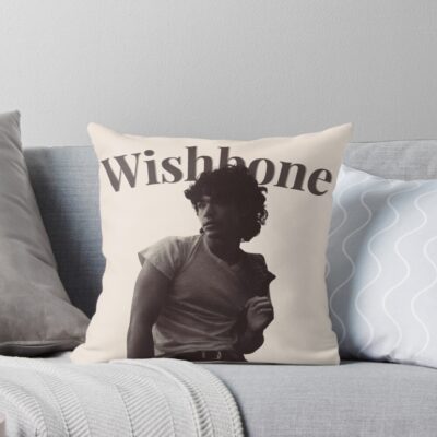 New Design Wishbone Vintage Throw Pillow