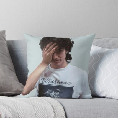 Conan Gray Casual Indie Aesthetic Portrait Throw Pillow