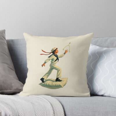 Conan Gray Wishbone Album Cover Fanart Illustration Throw Pillow